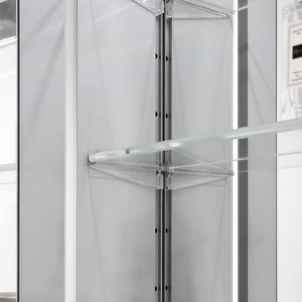 BLOSSOM Asta 30x32 Inch LED Medicine Cabinet with Clock