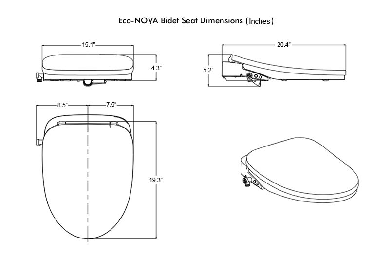 Eco-Nova Bidet Seat