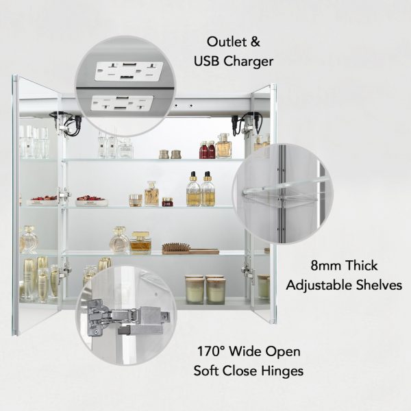 BLOSSOM Pillar 30x32 Inch LED Medicine Cabinet