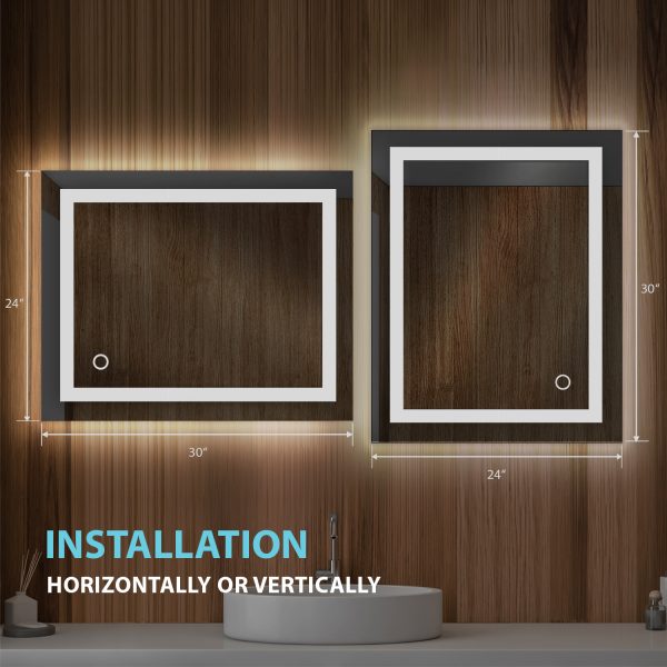 BLOSSOM Lyra 24 x 30 Inch LED Mirror