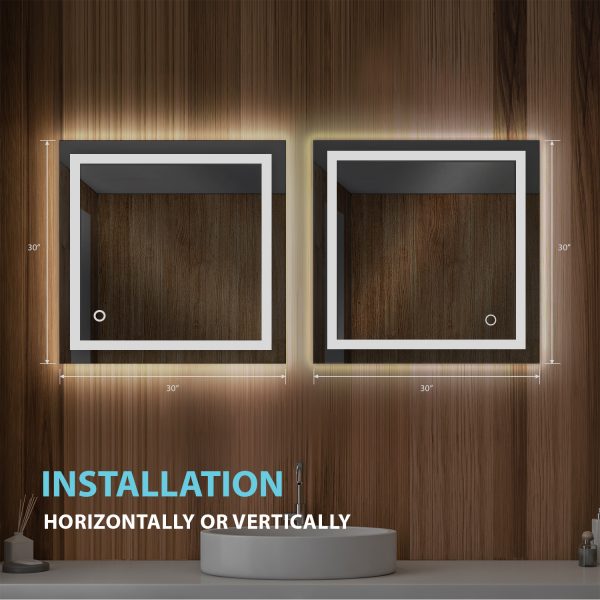 BLOSSOM Lyra 30 x 30 Inch LED Mirror