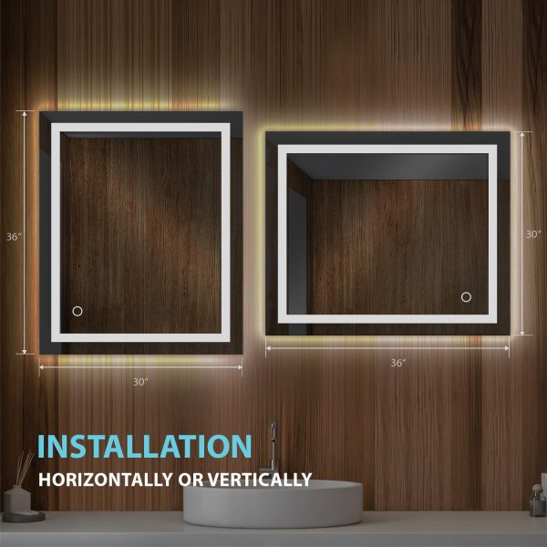 BLOSSOM Lyra 36 x 30 Inch LED Mirror