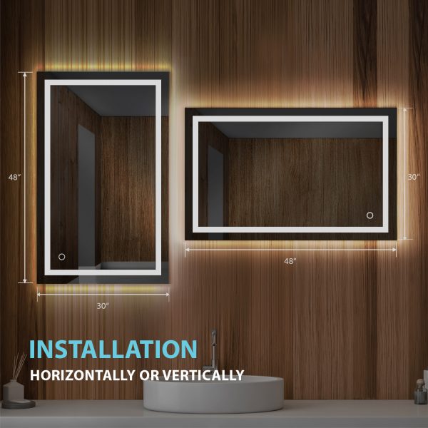 BLOSSOM Lyra 48 x 30 Inch LED Mirror