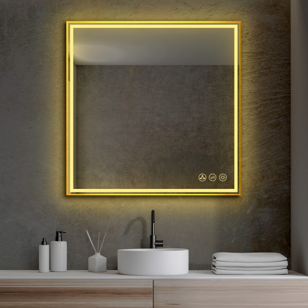 BLOSSOM Stellar 36 Inch Square LED Mirror
