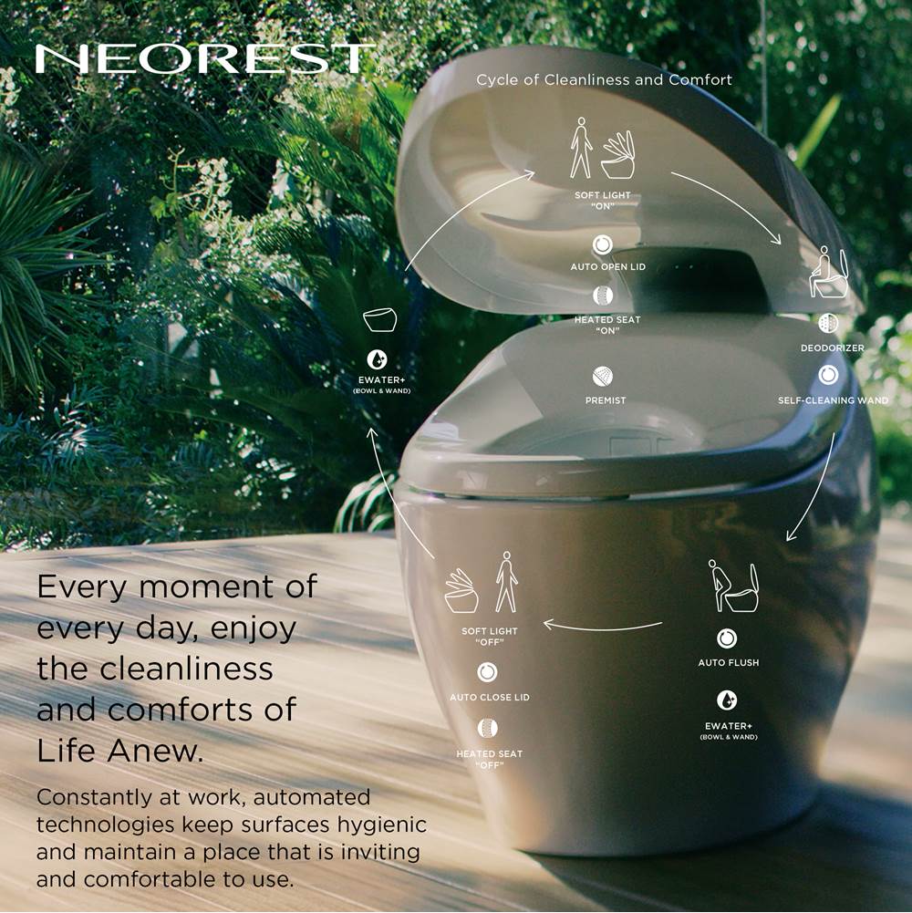 TOTO NEOREST® NX1 Dual Flush Luxury One-Piece Toilet & Bidet