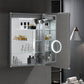 BLOSSOM Asta 24x32 Inch LED Medicine Cabinet with Clock
