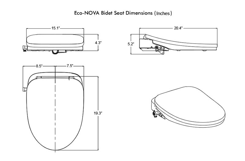 Eco-Nova Bidet Seat