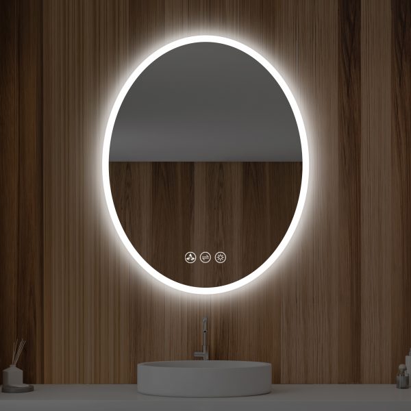 BLOSSOM Oval 20 Inch LED Mirror