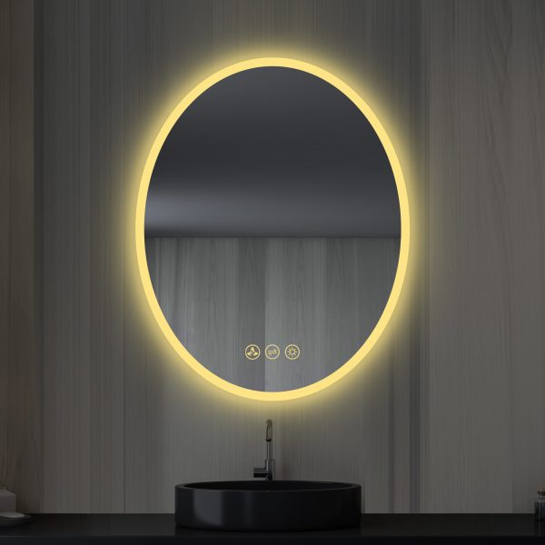 BLOSSOM Oval 24 Inch LED Mirror